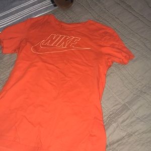 Orange Nike Tee Size S